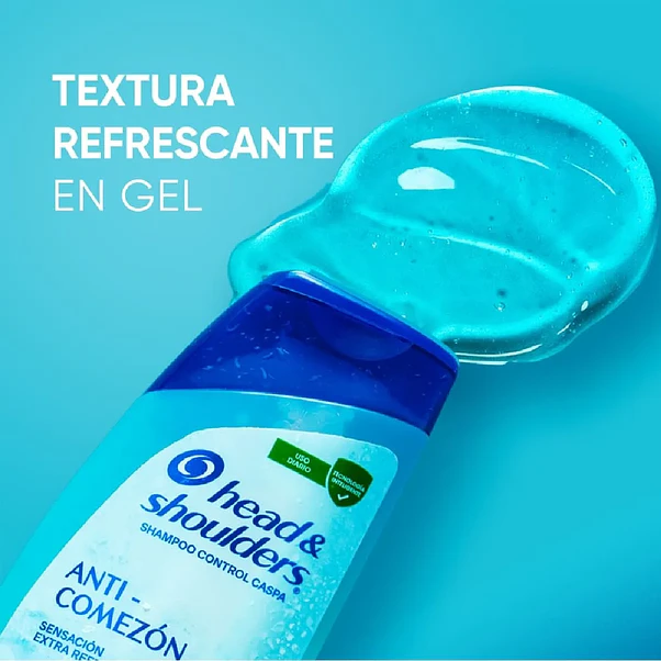 Shampoo Head & Shoulders Control Caspa Anti-Comezón Sensación Extra Refrescante - 375 ml 4