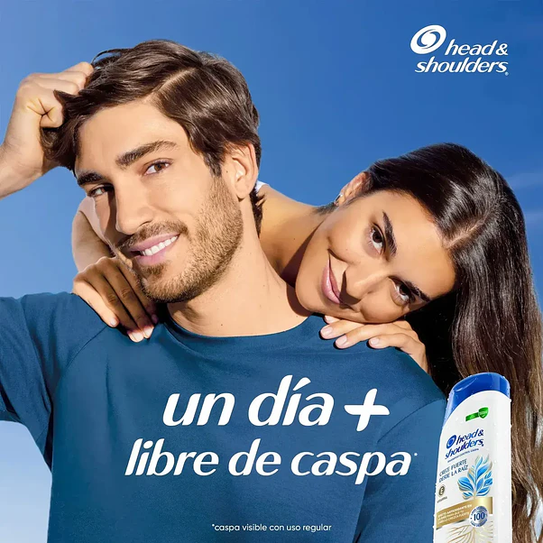 Shampoo Head & Shoulders Control Caspa Crece Fuerte Desde la Raíz - 375 ml 4