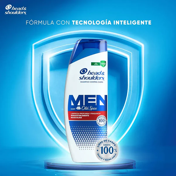 Shampoo Head & Shoulders Control Caspa Old Spice - 375 ml 4