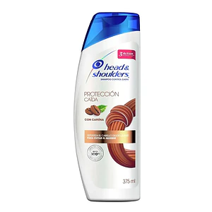 Shampoo Head & Shoulders Control Caspa Protección Caída con Cafeína - 375 ml