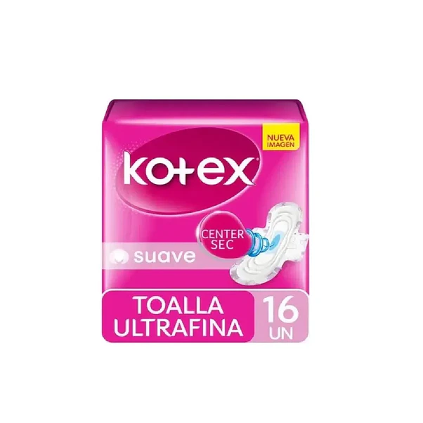 Toalla Higiénica Kotex Ultrafina - 16 Unidades 1