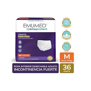 Pañal Pants para Adulto Emuprotect M - 36 Unidades