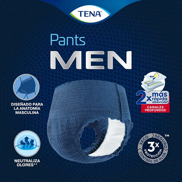 Pañal Pants para Adulto Tena Men Pants G - 8 Unidades 2