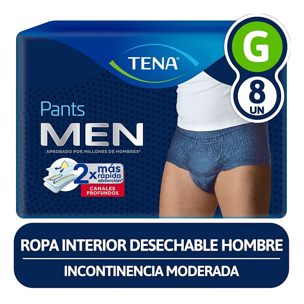 Pañal Pants para Adulto Tena Men Pants G - 8 Unidades 3