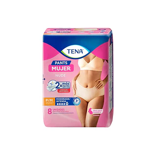 Pañal Pants para Adulto Tena Pants Mujer P/M - 8 Unidades