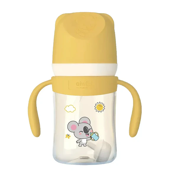 Mamadera Aiwibi Tritán Amarilla - 120 ml 1