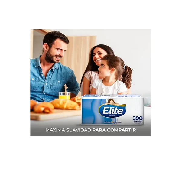 Servilletas Elite Ultra Suave Cóctel - 200 Unidades 4