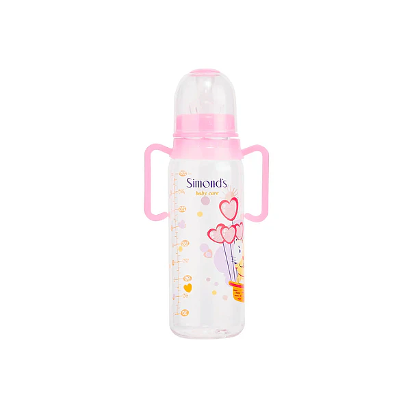 Mamadera Simond's Fansy Boca Standard Rosa - 270 ml 1