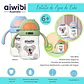 Vaso de Aprendizaje con Bombilla Aiwibi Azul - 300 ml - Miniatura 3
