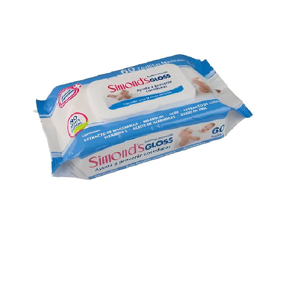 Toallitas Húmedas Simonds Gloss 60x2 - 1 Unidad 1