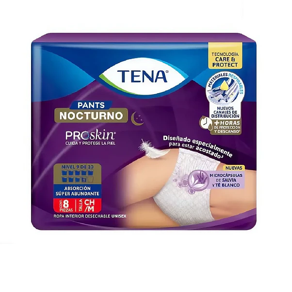 Pants Nocturnos Proskin Tena M - 8 Unidades 1