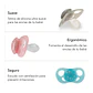 Chupete Morado/Rosa Twistshake - Miniatura 2