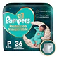 Pañal Pampers Protección Insuperable Talla P - 36 Unidades - Miniatura 1