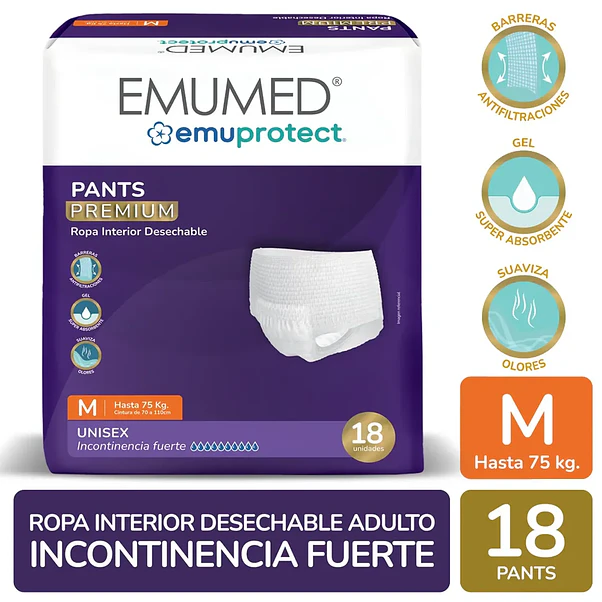 Pañal Emuprotect Pants M - 72 Unidades 3