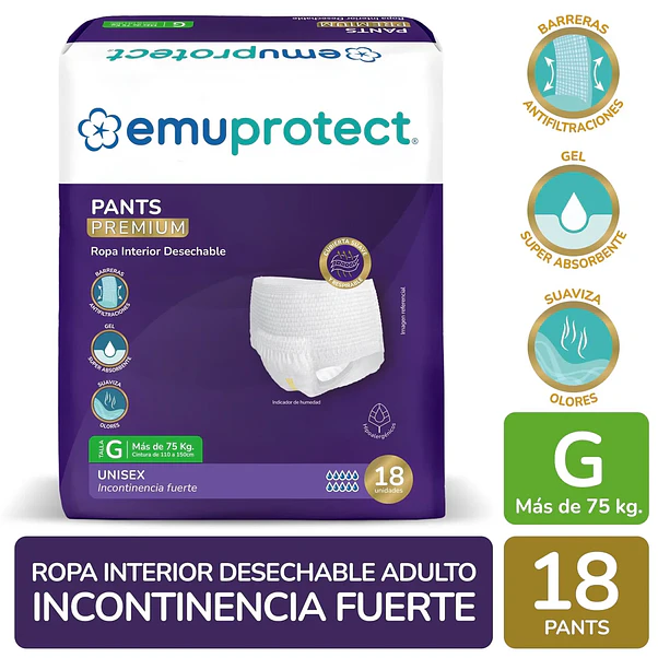 Pañal Emuprotect Pants G - 18 Unidades 2