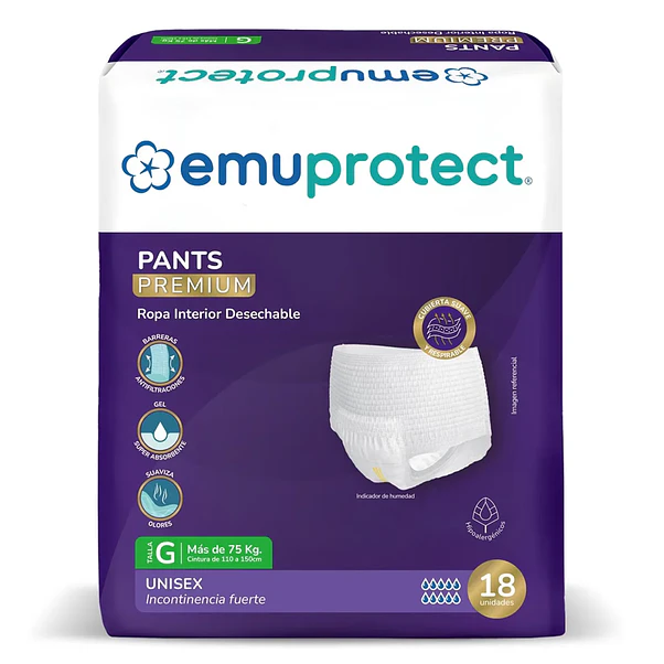 Pañal Emuprotect Pants G - 72 Unidades 2