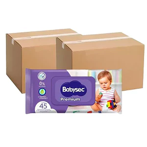 Toallitas Húmedas Babysec 45 - 20 Unidades