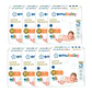Pañal Emubaby Premium Talla P -Pack 8 x 22 unidades de pañales  - Miniatura 1