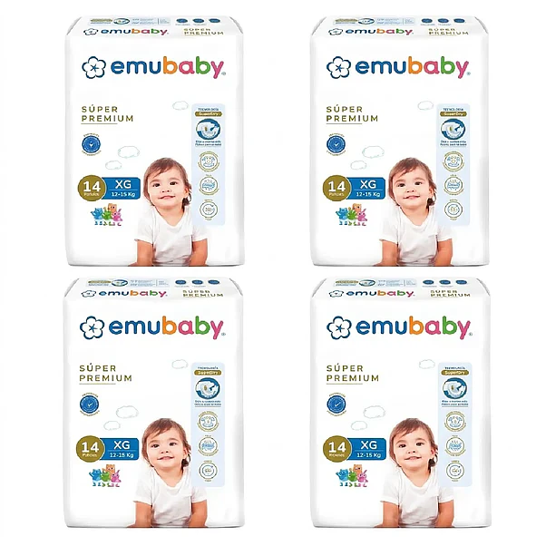 Pañales Emubaby Premium XG - 56 Unidades 1