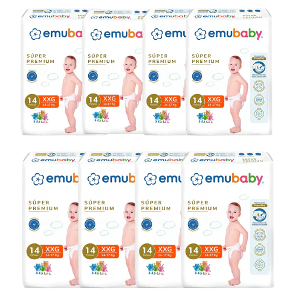 Pañales Emubaby Premium XXG - 112 Unidades 1