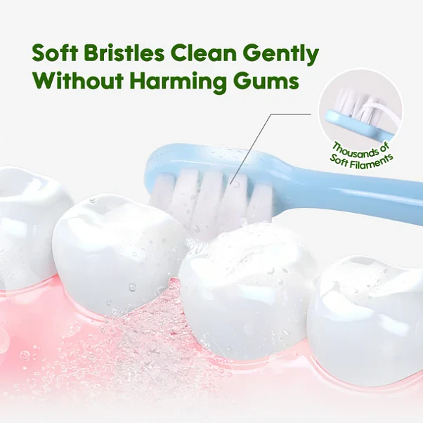Cepillo de Dientes Aiwibi Dreamy para Niños de 2 a 5 Años Rosado  4
