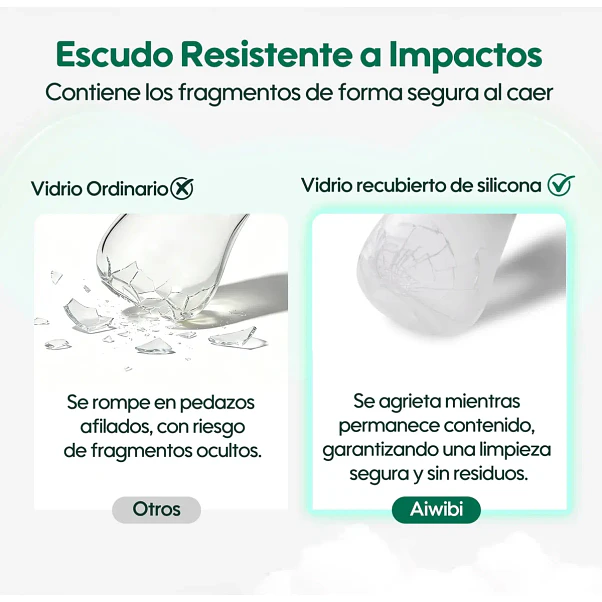 Mamadera Aiwibi Vidrio con Silicona - 180 ml 5