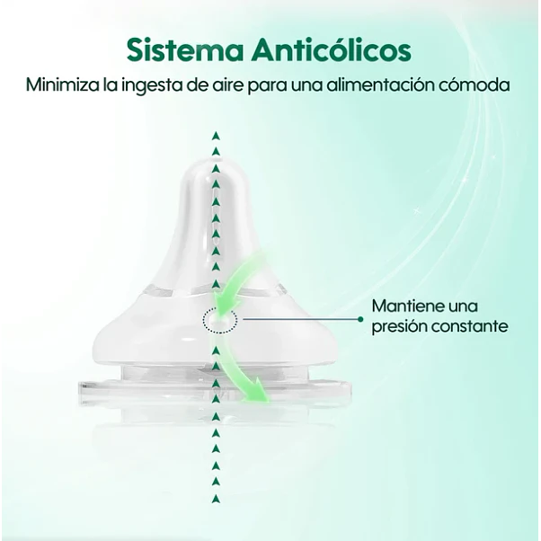 Mamadera Aiwibi Vidrio con Silicona - 120 ml 8
