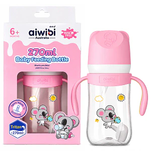 Mamadera Aiwibi Tritan Rosa - 270 ml