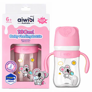Mamadera Aiwibi Tritan Rosa - 180 ml