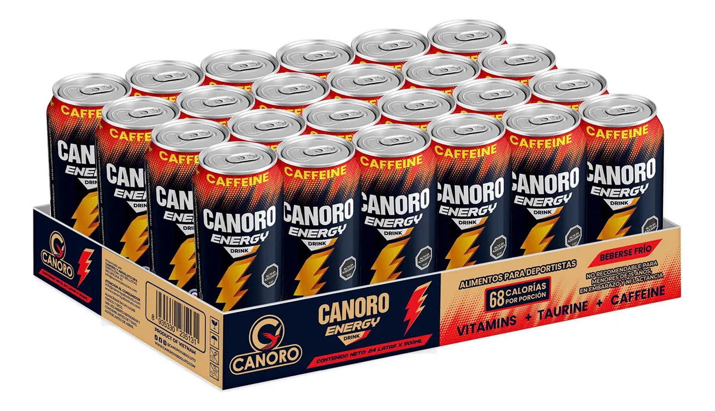 Bebida Energética Canoro 500ml Sabor Original - 24 unid 1