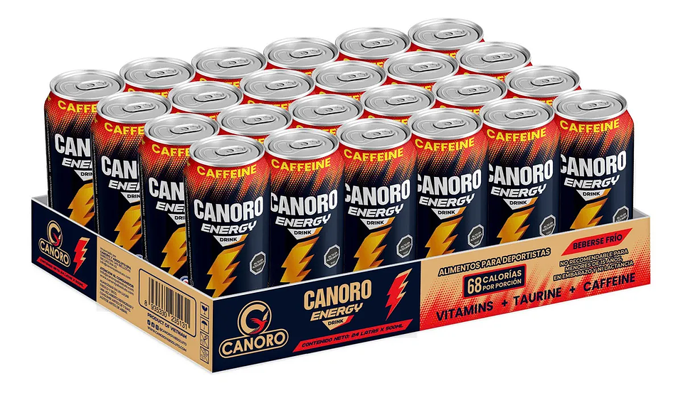 Bebida Energética Canoro 500ml Sabor Original - 24 unid 1