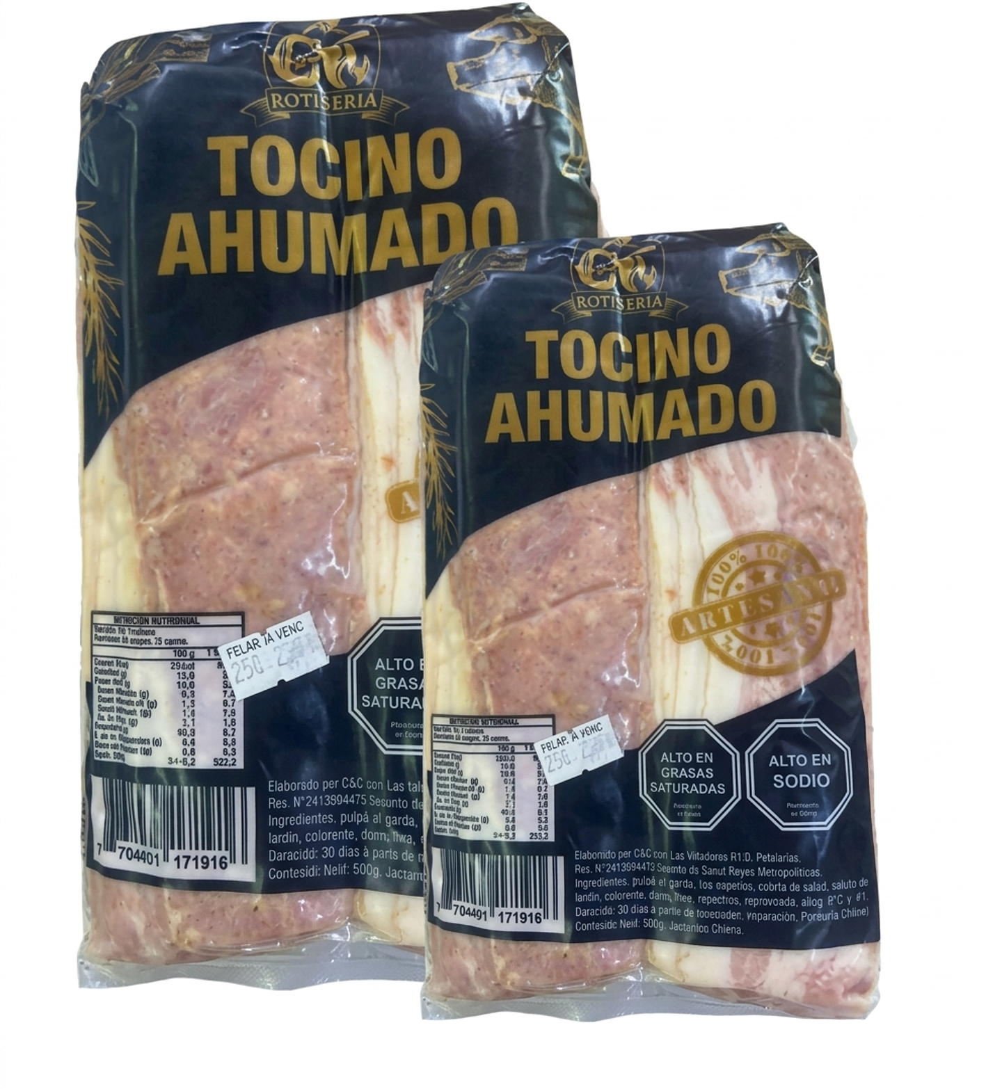 Tocino Ahumado Laminado 1 Kg 1