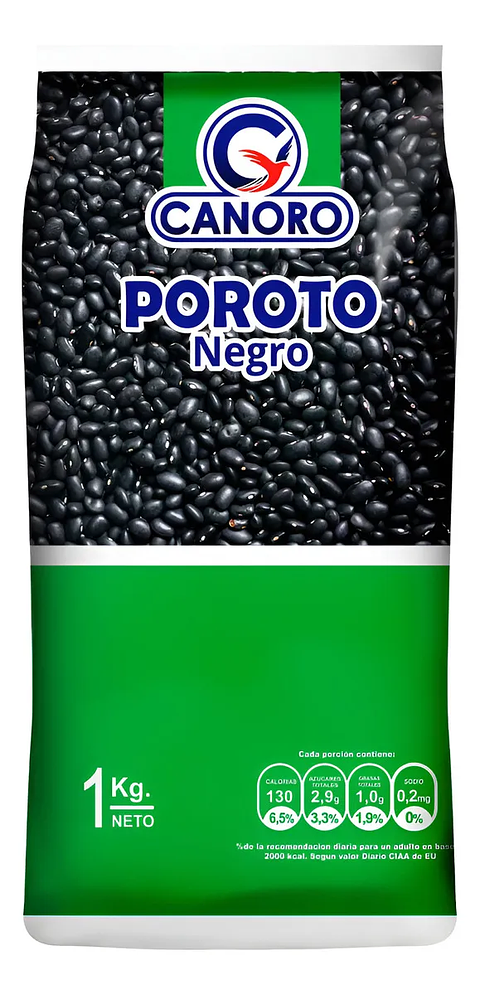 Poroto Negro Canoro 1Kg - Bulto 10 und
