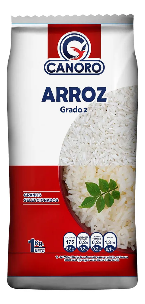 Arroz Canoro 1Kg G2 - Bulto 10 Und