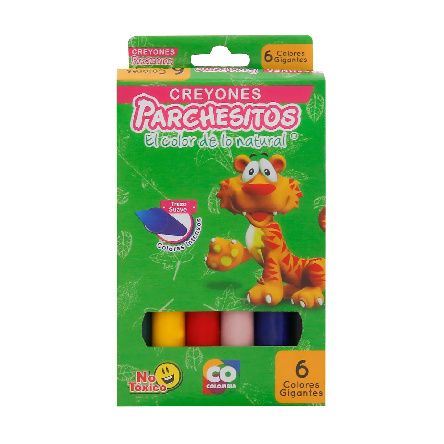 CREYON*6 GRUESO PARCHESITOS 1