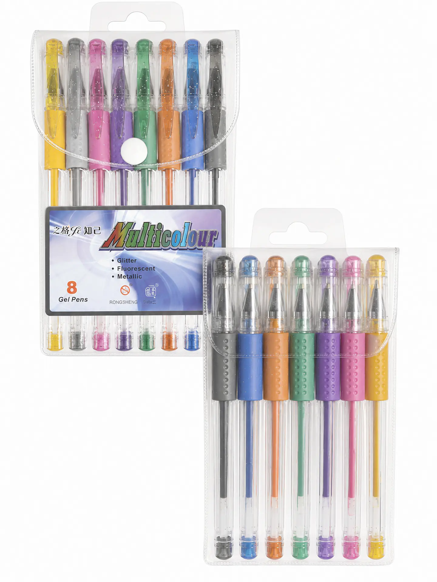 LAPICERO GEL ESCARCHADO *8 MULTICOLOR 1