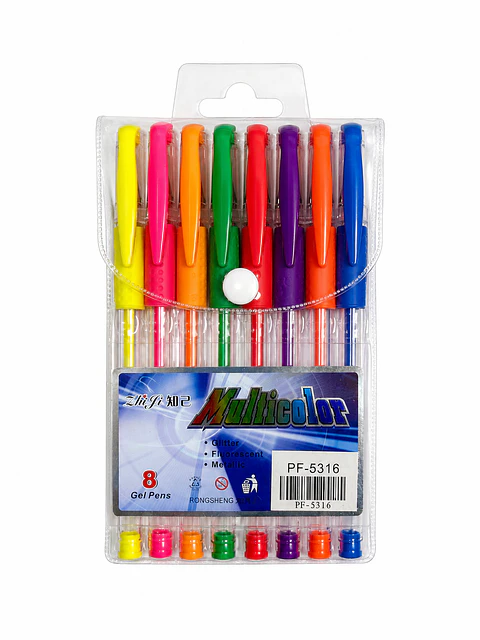 LAPICEROS FLUORESCENTE *8 MULTICOLOR