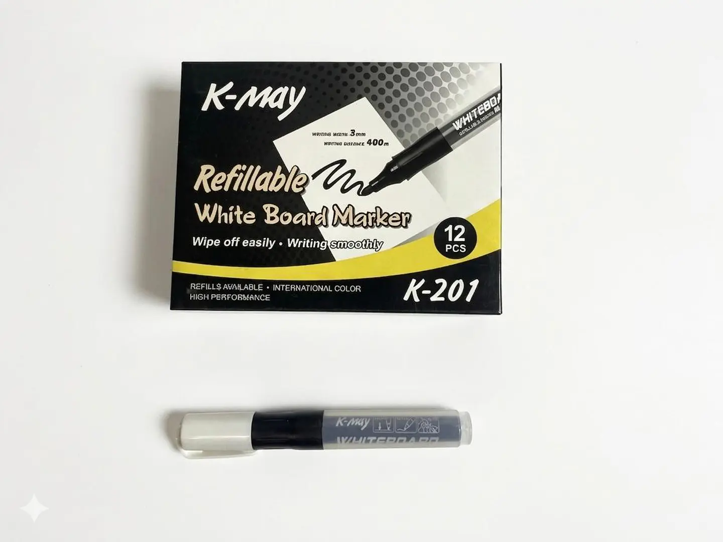 MARCADOR PARA TABLERO NEGRO RECARGABLE 1