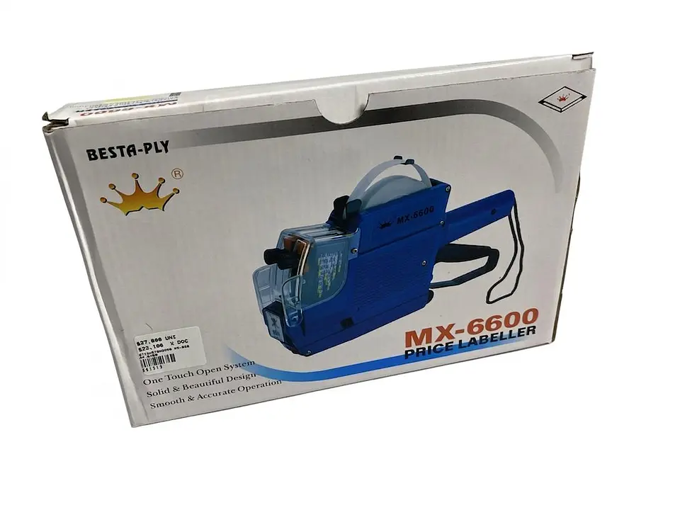 TIQUETEADORA O ETIQUETEADORA DE PRECIOS MX-600 LETRAS Y NUMÉRICA 3