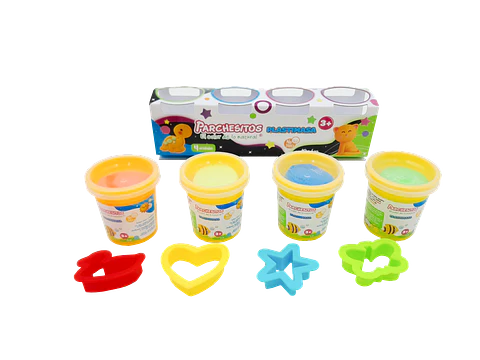 Plastimasa Parchesitos Surtida x 4 uds