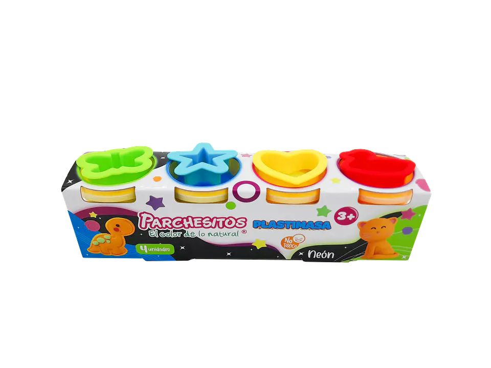 Plastimasa Parchesitos Surtida x 4 uds 2