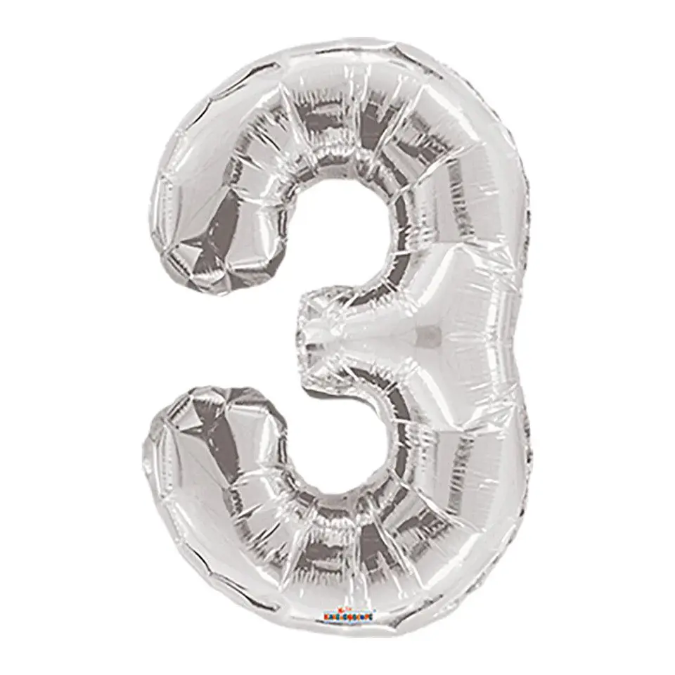 GLOBO NUMERO 3 DE 16 PULGADAS SEMPERTEX 5
