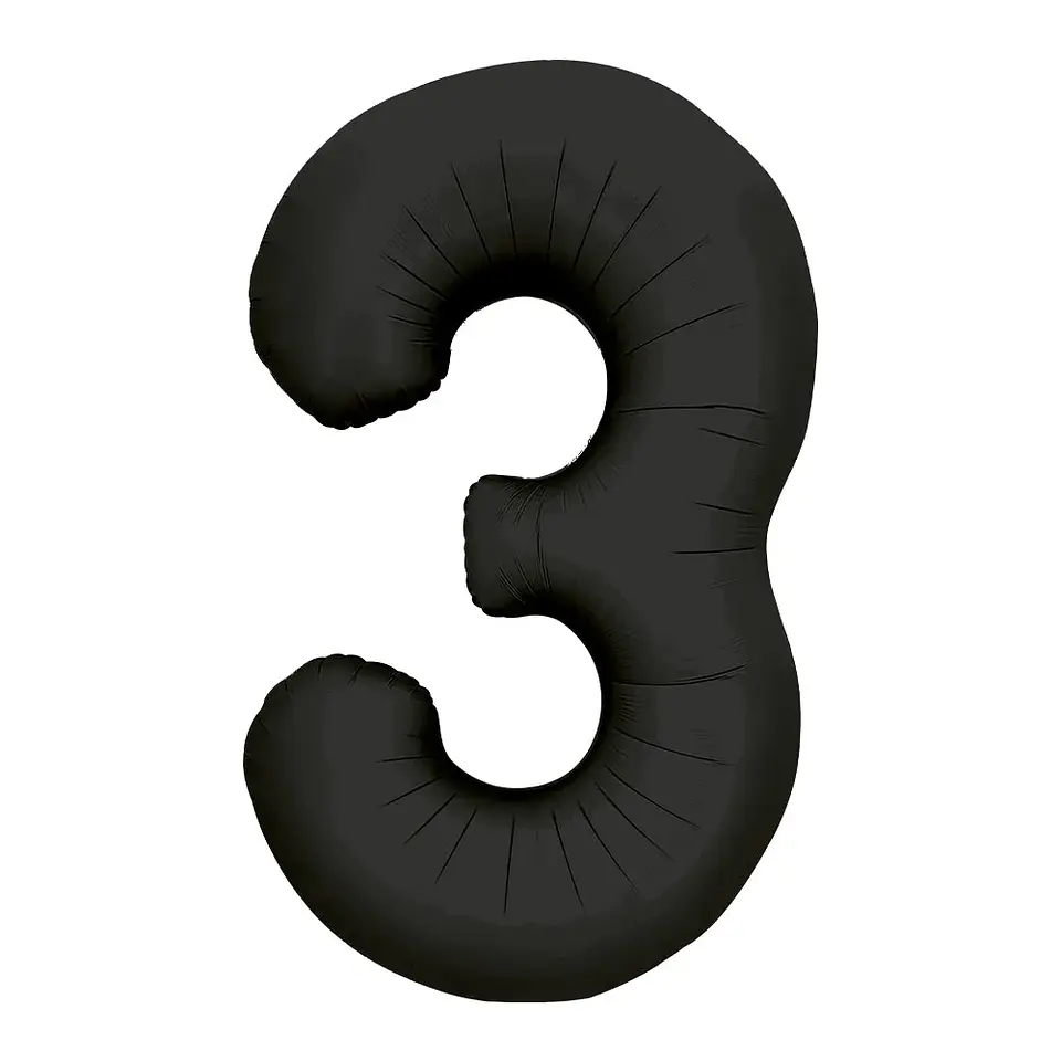 GLOBO NUMERO 3 DE 16 PULGADAS SEMPERTEX 4