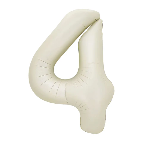 GLOBO NUMERO 4 DE 16 PULGADAS SEMPERTEX