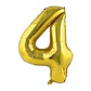GLOBO NUMERO 4 DE 16 PULGADAS SEMPERTEX - Miniatura 2