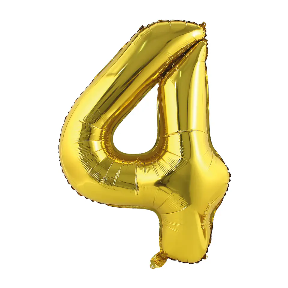 GLOBO NUMERO 4 DE 16 PULGADAS SEMPERTEX 2