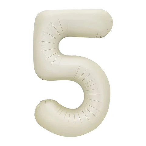 GLOBO NUMERO 5 DE 16 PULGADAS SEMPERTEX