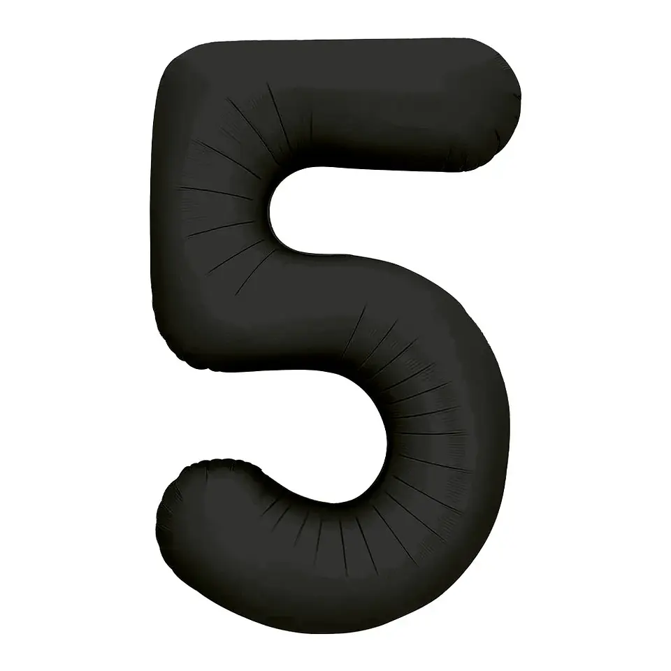 GLOBO NUMERO 5 DE 16 PULGADAS SEMPERTEX 3