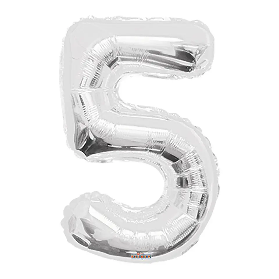 GLOBO NUMERO 5 DE 16 PULGADAS SEMPERTEX 4