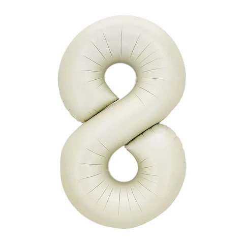 GLOBO NUMERO 8 DE 16 PULGADAS SEMPERTEX
